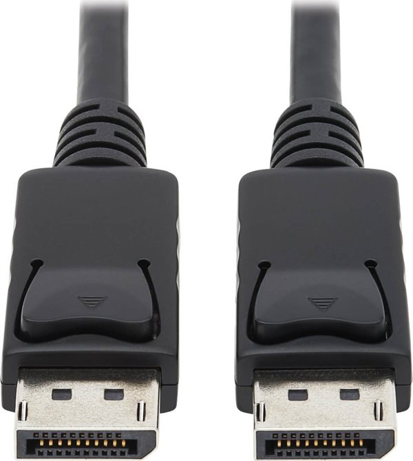 Kabel Eaton Eaton Tripp Lite Series DisplayPort Cable with Latching Connectors, 4K 60 Hz (M/M), Black, 10 ft. (3.05 m) - DisplayPort-Kabel - DisplayPort (M) zu DisplayPort (M) - 3 m - Schwarz
