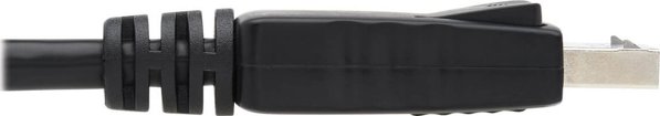 Kabel Eaton Eaton Tripp Lite Series DisplayPort Cable with Latching Connectors, 4K 60 Hz (M/M), Black, 10 ft. (3.05 m) - DisplayPort-Kabel - DisplayPort (M) zu DisplayPort (M) - 3 m - Schwarz