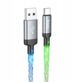 Kabel USB A do USB C Hoco 3A 1 m U112 szary