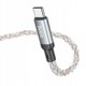 Kabel USB A do USB C Hoco 3A 1 m U112 szary