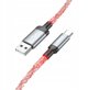 Kabel USB A do USB C Hoco 3A 1 m U112 szary