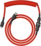 Glorious Coiled Καλώδιο USB-A σε USB-C, 1.37m, Κόκκινο (GLO-CBL-COIL-RED)