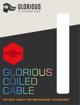 Glorious Coiled Καλώδιο USB-A σε USB-C, 1.37m, Κόκκινο (GLO-CBL-COIL-RED)