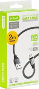Kabel USB V7 USB-A - Lightning 2 m Szary (50495)