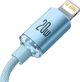Καλώδιο USB Baseus USB-C - Lightning 2 m Ανοιχτό Μπλε (BSU3639)