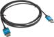 Καλώδιο Lanberg HDMI - HDMI 0.5m, Γωνιακό, Μπλε (CA-HDMI-22CU-0005-BK)