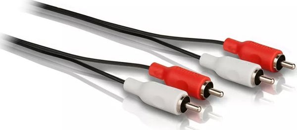 Kabel Philips RCA (Cinch) x2 - RCA (Cinch) x2 1.5m czarny (Phil-SWA2521W/10)