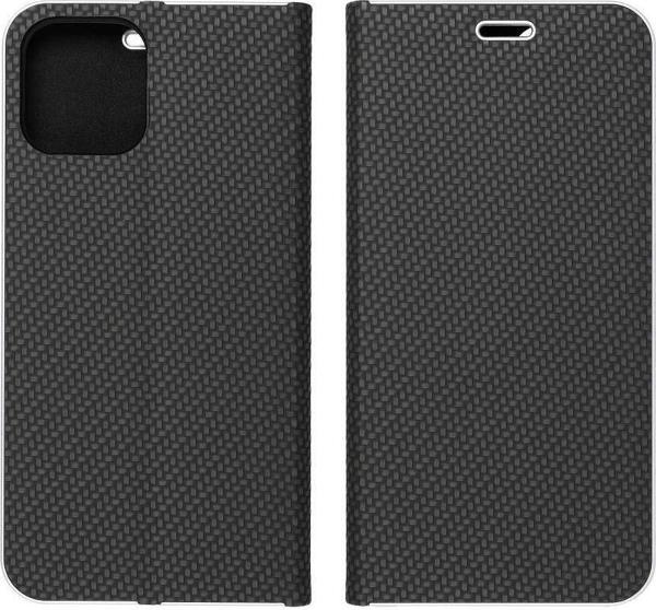 Kabura Forcell LUNA Book Carbon για SAMSUNG A13 4G μαύρο