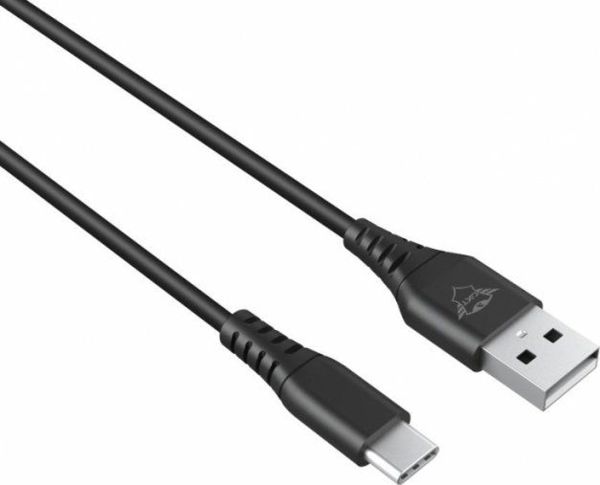 Καλώδιο USB Trust USB-A σε USB-C 3m για PlayStation 5, Μαύρο (24168)