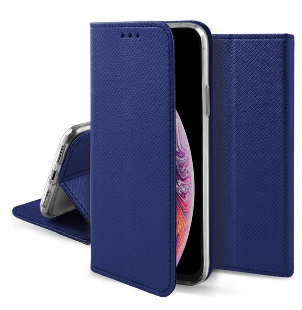Θήκη Kabura SMART CASE Book για MOTOROLA G86 5G μπλε