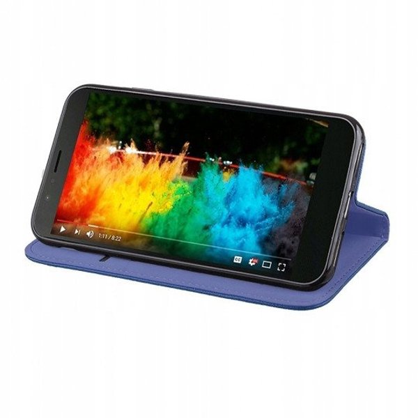 Θήκη Kabura SMART CASE Book για MOTOROLA G86 5G μπλε
