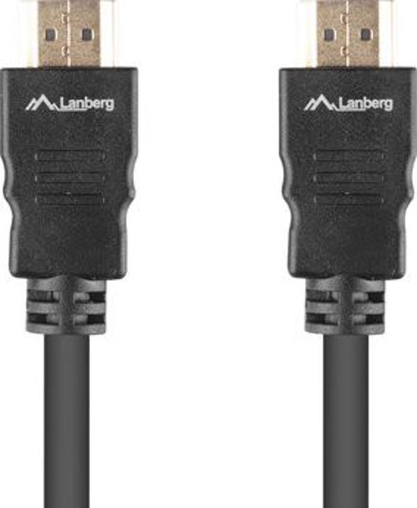 Καλώδιο Lanberg HDMI - HDMI 1.8m μαύρο (CA-HDMI-15CC-0018-BK)