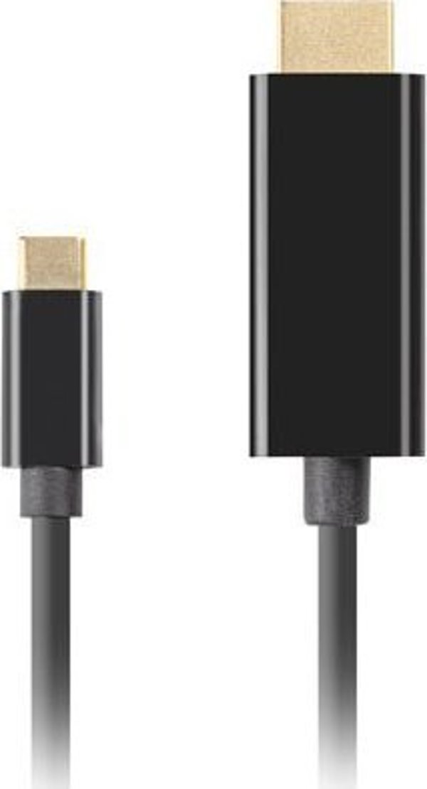 Lanberg Καλώδιο USB-C σε HDMI 3m 4K 60Hz - Μαύρο (CA-CMHD-10CU-0030-BK)