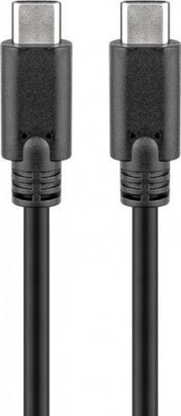 Καλώδιο Goobay USB-C σε USB-C, 3.2, 2m, Μαύρο (533577)