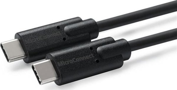Καλώδιο USB MicroConnect USB-C - USB-C 2 m Μαύρο (USB3.1CC2)