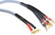 Καλώδιο Ηχείων Melodika Bi-Wiring Banana x2 - Banana x4, OFC 4N, 5m, Γκρι