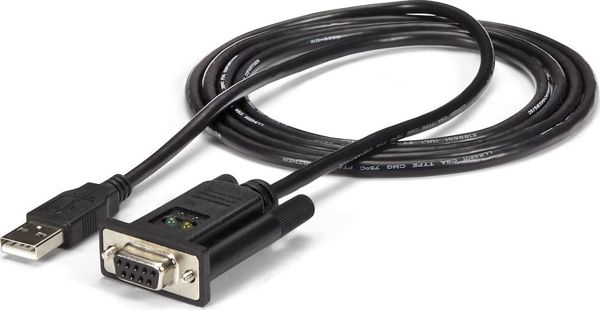 StarTech USB-A Σε RS-232 Καλώδιο Μετατροπής, 1.7m, Μαύρο (ICUSB232FTN)