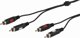 Καλώδιο Vivanco Vivanco καλώδιο 2xRCA - 2xRCA 1.5m (46012)