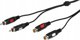 Καλώδιο Vivanco Vivanco καλώδιο 2xRCA - 2xRCA 2.5m (46018)