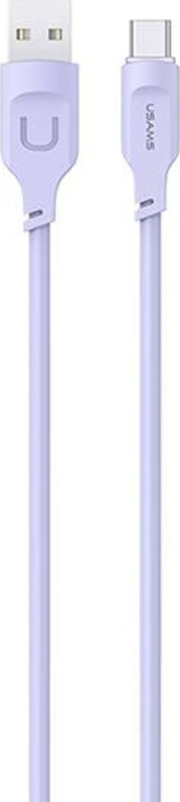 Καλώδιο USB Usams USB-A σε USB-C, 1.2m, Μωβ
