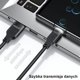 Καλώδιο USB Usams USB-A σε USB-C, 1.2m, Μωβ
