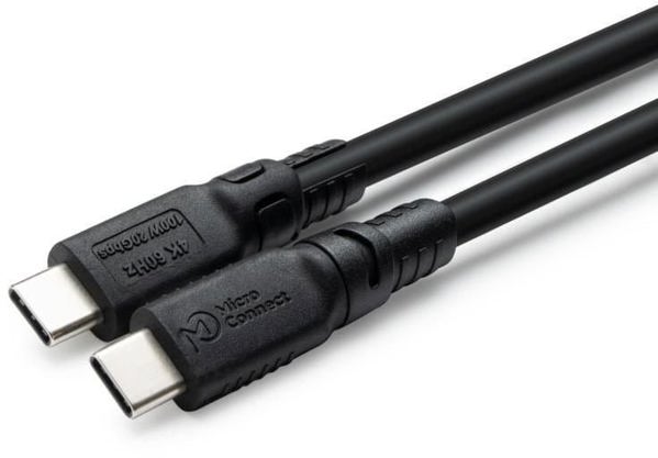 Kabel USB MicroConnect USB-C - USB-C 2 m Czarny (ColorFlex USB-C cable 100W,)