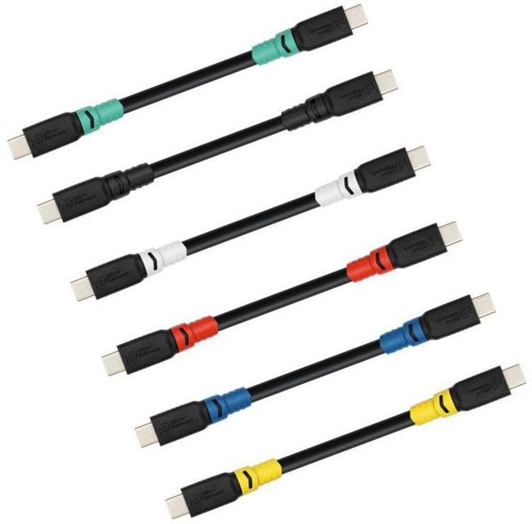 Kabel USB MicroConnect USB-C - USB-C 2 m Czarny (ColorFlex USB-C cable 100W,)