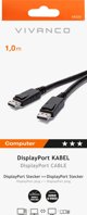 Καλώδιο Vivanco Vivanco καλώδιο DisplayPort - DisplayPort 1m (45520), μαύρο
