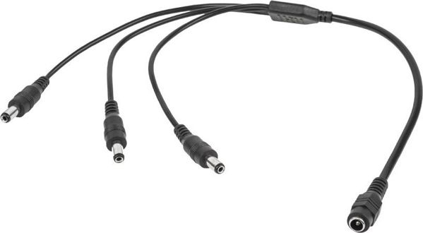 Καλώδιο Τροφοδοσίας DC 1x 2.1/5.5mm σε 3x Βύσματα DC 2.1/5.5mm LX3323, NoName