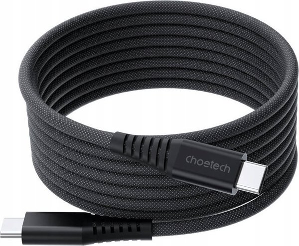 Καλώδιο USB Choetech USB-C - USB-C 1.8 m Ασημί (XCC-1051)