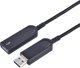 Καλώδιο MicroConnect USB-A σε USB-A 3.2 Gen 1, 20m, Μαύρο (USB3.0AAF20AOP)