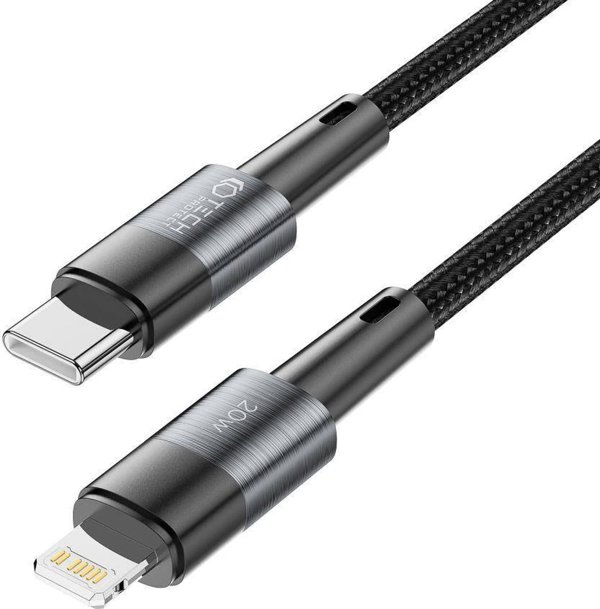 Tech-Protect USB-C - Καλώδιο Lightning 1 m Μαύρο (9490713934104) 13026828 9490713934104