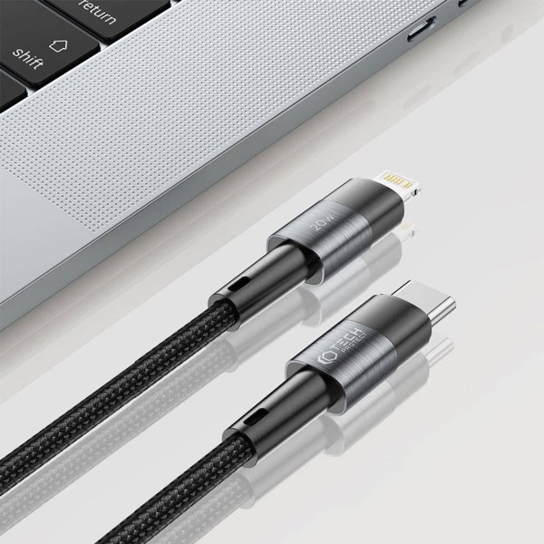 Tech-Protect USB-C - Καλώδιο Lightning 1 m Μαύρο (9490713934104) 13026828 9490713934104