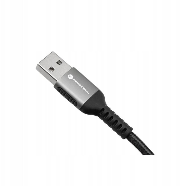 Καλώδιο USB A σε USB C FORCELL F-Energy QC4.0 3A 66W Cafule 0,5 m C256 μαύρο
