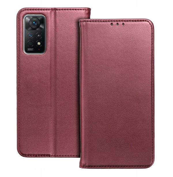 Θήκη SMART MAGNETO για MOTOROLA G86 5G μπορντό