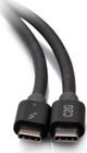 Καλώδιο USB C2G C2G 2.5ft Thunderbolt 4 USB C Cable - USB C to USB C - 40Gbps - M/M - Thunderbolt-Kabel - 24 pin USB-C (M) zu 24 pin USB-C (M) - USB 3.2 / DisplayPort 2.1 / Thunderbolt 4 - 30 V - 76 cm - USB-Stromversorgung (100 W), Υποστήριξη 8K 60 Hz, u
