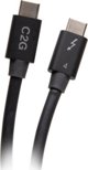 Καλώδιο USB C2G C2G 2.5ft Thunderbolt 4 USB C Cable - USB C to USB C - 40Gbps - M/M - Thunderbolt-Kabel - 24 pin USB-C (M) zu 24 pin USB-C (M) - USB 3.2 / DisplayPort 2.1 / Thunderbolt 4 - 30 V - 76 cm - USB-Stromversorgung (100 W), Υποστήριξη 8K 60 Hz, u