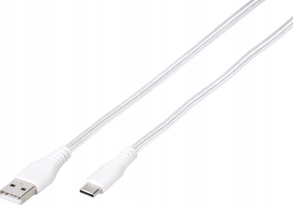 Καλώδιο USB Vivanco Vivanco καλώδιο USB-C - USB-A 1,5m, λευκό (61696)