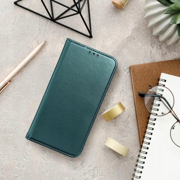 Θήκη SMART MAGNETO για SAMSUNG A56 σκούρο πράσινο