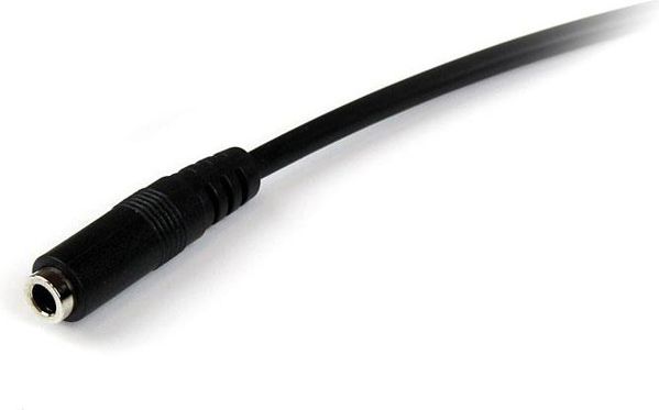 Καλώδιο StarTech Jack 3.5mm - Jack 3.5mm 1m μαύρο (MUHSMF1M)
