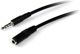 Καλώδιο StarTech Jack 3.5mm - Jack 3.5mm 1m μαύρο (MUHSMF1M)