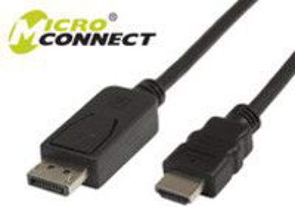 Καλώδιο MicroConnect DisplayPort - HDMI 2m μαύρο (DP-HDMI-200)