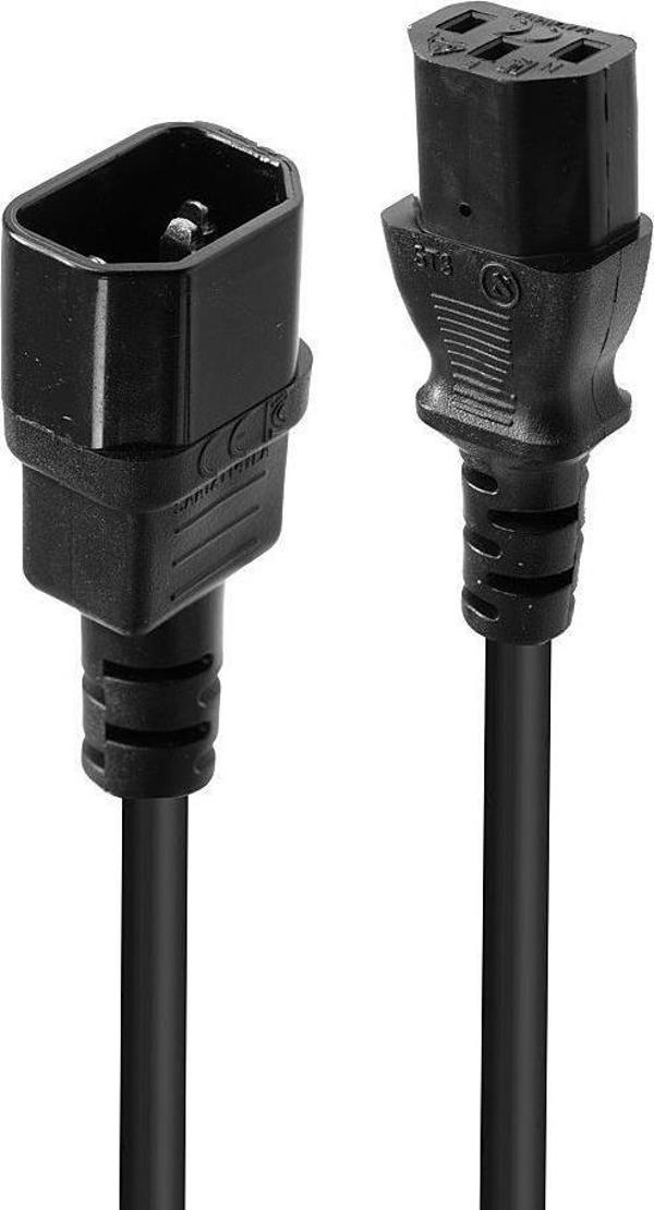 Lindy Καλώδιο Τροφοδοσίας 30321 IEC C14 σε IEC C13, 1m