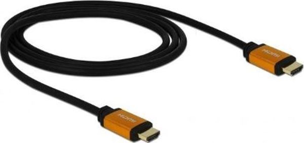 Καλώδιο Delock HDMI - HDMI 1μ Πορτοκαλί (85727)