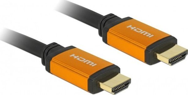 Καλώδιο Delock HDMI - HDMI 1μ Πορτοκαλί (85727)