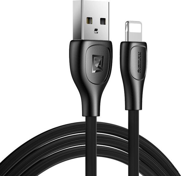 Καλώδιο Remax Lesu Pro USB-A σε Lightning, 2.1A, 1m, Μαύρο - RC-160i