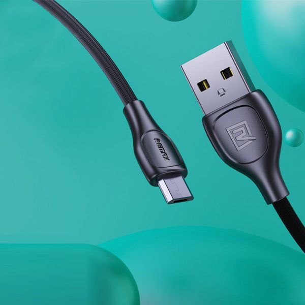 Καλώδιο Remax Lesu Pro USB-A σε Lightning, 2.1A, 1m, Μαύρο - RC-160i