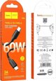 Kabel USB Hoco USB-C - USB-C 1 m Czarny