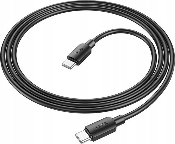Kabel USB Hoco USB-C - USB-C 1 m Czarny
