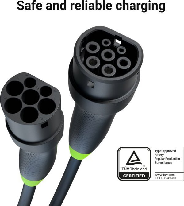Καλώδιο φόρτισης αυτοκινήτων Green Cell EVKABGC02 Snap Type 2 22kW 7m